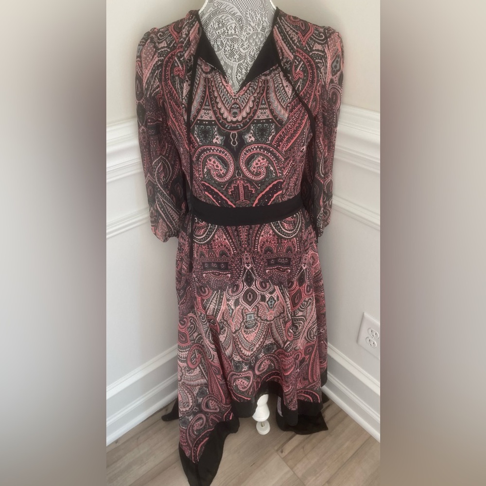 New York & Company Womens Printed Dress Size Xs